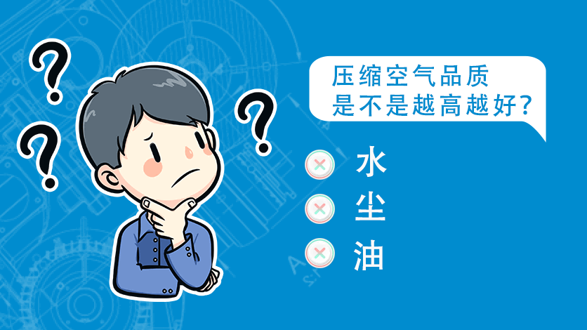 壓縮空氣品質(zhì)是不是越高越好？